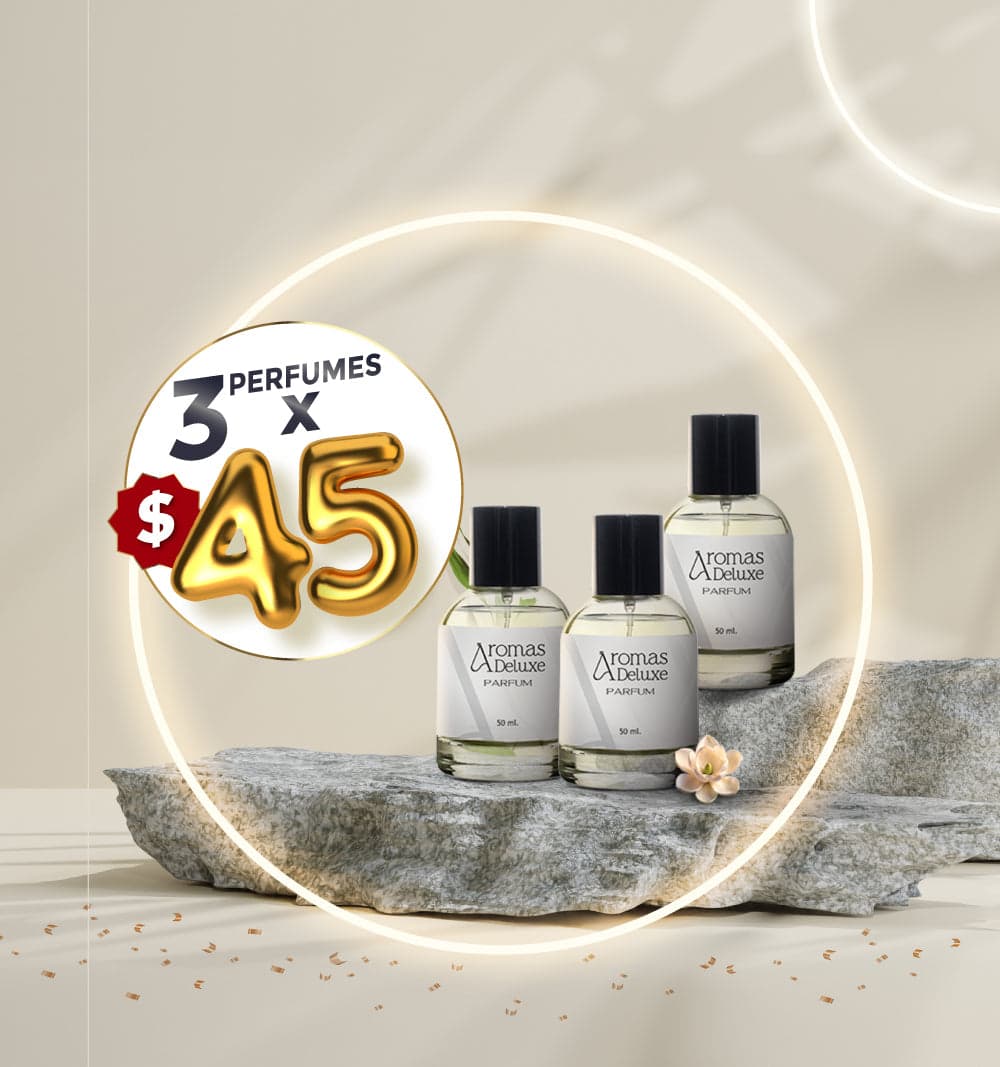 Promoción 3 perfumes por $45