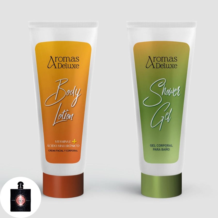 Body Lotion & Shower Gel - Inspirado en Black Opium Yves Saint Laurent