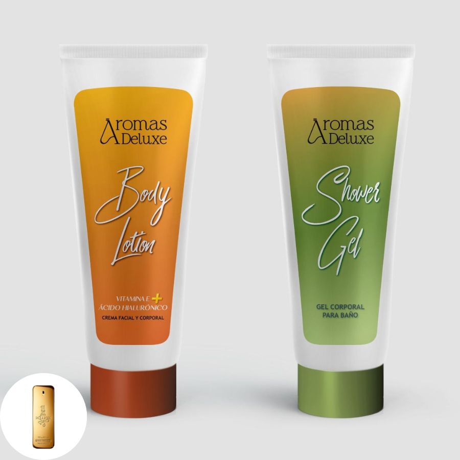 Body Lotion & Shower Gel - Inspirado en 1 Million Rabanne